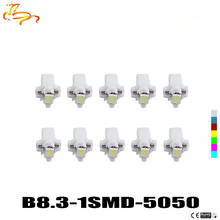 10pcs T5 B8.3D 5050 Led Lamps Car Gauge Speedo Dash Bulb B8.5 LED Dashboard instrument Light 12v blue red green white yellow 2024 - buy cheap