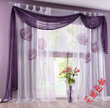 beautiful curtain for window sheer tulle curtians for bedroom living room balcony cortinas for window 2024 - buy cheap