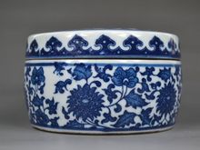 Old Collectible Decorated Handmade Blue and White Porcelain Drawing Flower Pot 2024 - buy cheap