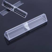 1pc Triangle box Pen boxes Plastic Transparent case Pen holder Gift for promotional crystal pen packaging box Whosale&Dropship 2024 - купить недорого