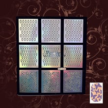 1PC Hollow Butterfly Nail Art Stamping Template Stencil PNF221 Manicure Tools Polish Airbrush Image Guides Holo Nail Decorations 2024 - buy cheap