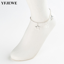 YFJEWE-pulsera de tobillo con forma de estrella para mujer, brazalete con diseño de estrella en la pierna, a la moda, para playa, modelo A015 2024 - compra barato