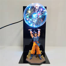 Dragonball Goku Фигурка Фигурку светодиодный освещение Dragon Ball Z Аниме Фигурка Goku Spirit Bomb Мощность набор «сделай сам», Детские кубики, игрушки для мальчиков, подарок на Рождество 2024 - купить недорого