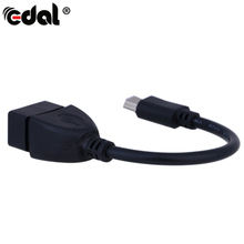 EDAL USB A Женский к Мини USB B Мужской кабель адаптер Мини 5Pin OTG V3 порт кабель для передачи данных для автомобиля аудио планшет для MP3 MP4 2024 - купить недорого