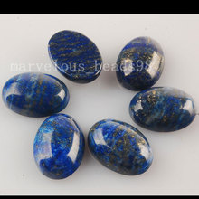 Free Shipping Beautiful jewelry 5pcs 13x18mm Genuine Lapis Lazuli Oval Cabochon CAB MC3063 2024 - buy cheap