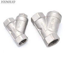 Bsp válvula de filtro em aço inoxidável 1/2, polegadas, 1-3/4 polegadas, 1-3/4 polegadas, filtro feminino, em y 2024 - compre barato