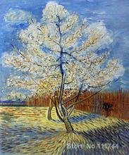 Pinturas famosas de Vincent Van Gogh, lienzo al óleo, reproducción de alta calidad, pintado a mano, color rosa 2024 - compra barato