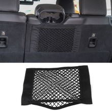 For Jeep Wrangler JL 2018 Up Car Seat Back Storage Bag Holder Net New 2024 - buy cheap