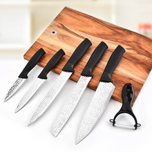 Jaswehome Stainless Steel 6pcs Kitchen Knives Set Fruit Paring Utility Santoku Chef Slicing Bread Kitchen Knife 2024 - buy cheap