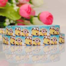 5yards 3/8 " 9 mm cartoon movie printed grosgrain ribbon cartoon tape DIY gift ribbon Free shipping 9 2024 - buy cheap