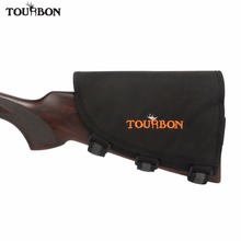 Аксессуары для охотничьего ружья Tourbon, пугвица для ружья, подставка для щек с 3 регулируемыми подставками для стрельбы, вмещает 10 картриджей для ружья, держатель для боеприпасов 2024 - купить недорого
