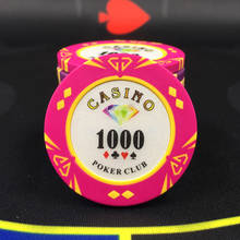 25 pcs/set Poker Chips Texas Hold'em 14g Clay CASINO Poker Club Casino Coins 2024 - buy cheap