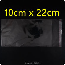 200pc 10*22 cm Clear Self Adhesive Seal Poly OPP Bag Plastic Packaging Bags 2024 - buy cheap