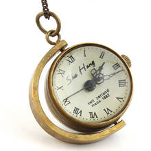 wholesale Top Sale Vintage Gold Case Pocket Watch Mechanical Pendant ChainFreeship 2024 - купить недорого