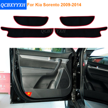 Protector de poliéster para coche KIA Sorento, Protector de borde lateral, cubierta antipatadas para puerta, 2009-2014 2024 - compra barato