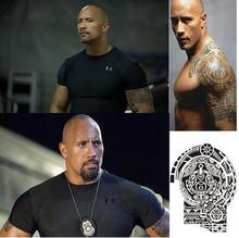 Dwayne Johnson A Rocha tatuagem temporária Tatuagem Procedimento Fast & Furious' tamanho grande braço de flash removível tatuagem tatoo à prova d' água para o homem, 1 pc 2024 - compre barato