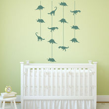 Dinosaur Cot Mobile Wall Stickers Jurassic Dino Wall Decal Baby Nursery Decor New Arrivals Wallpaper High Quality Mural SA323 2024 - buy cheap