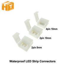 Free Welding Connector for Waterproof LED Strip 2pin 8mm / 2pin 10mm / 4pin 10mm 5pcs/lot. 2024 - buy cheap