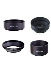 62mm standard telephoto wide angle metal Rubber 3in1 3-stag lens hood For 62mm Lens filter kit set 4pcs 2024 - buy cheap