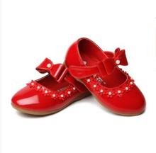 Детская обувь из искусственной кожи для свадьбы, сандалии с бантом для маленьких девочек, повседневная обувь с цветочным принтом и шнурками, детская обувь для девочек 2024 - купить недорого