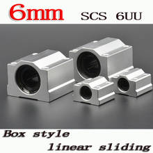 4pcs/lot SC6UU SCS6UU 6mm linear ball bearing slide unit 6mm linear bearing block 2024 - buy cheap