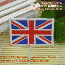 2016 Sale Parches Bordados 20415 England Flag Full Embroidery Iron On Patches "accept Customized" Guaranteed 100% Quality Patch 2024 - buy cheap