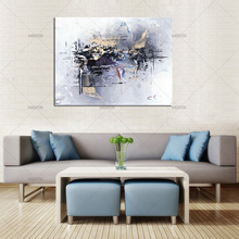 New Style Big Size 100% Handmade Oil Painting On Canvas For Room Decor Modern Abstract Picture HandPainted oil Painting wall art 2024 - buy cheap