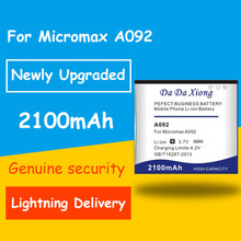 Newly Upgraded Safe And Durable 2100mAh A092 Battery For Micromax 2024 - buy cheap