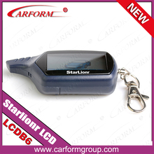Lcd del mando a distancia para Starlionr B6 sistema de alarma del coche / certificación con CE / envío gratis 2024 - compra barato