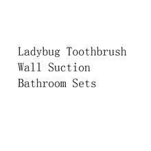 1PC Useful Ladybug Toothbrush Wall Suction Bathroom Sets Cartoon Sucker Toothbrush Holder/Suction Hooks for Bamboon toothbrush 2024 - buy cheap