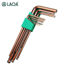 LAOA S2 Allen Key Set 9pcs Universal Key Hexagonal Wrench Universal Head Keys Telescopic Magnet Spanners 1.5-1.0mm 2024 - buy cheap