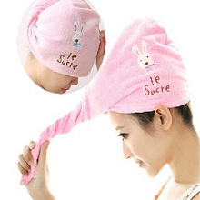 1Pcs Fashion Hair Towel Drying Wrap Hat Cap Turban Twist Loop Hair Magical Hair Dryer Towel 2024 - buy cheap