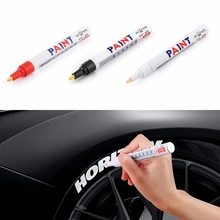 1 Piece Car Paint Pen Waterproof Car Wheel Tire Oily Painting Mark Pen Auto Rubber Tyre Tread CD Metal Permanent Paint Marker 2024 - купить недорого