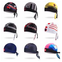 Tampas de ciclismo de verão várias cores, lenço de cabeça de bicicleta para homens, mulheres, corrida, equitação, bandana, cachecol de cabeça, mtb, chapéus de bicicleta 2024 - compre barato