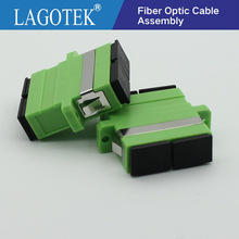 Adaptador de fibra óptica sc apc duplex, adaptador de fibra óptica monomodal sc, acoplador de fibra óptica sc apc, conector sc com frete grátis com 100 peças 2024 - compre barato