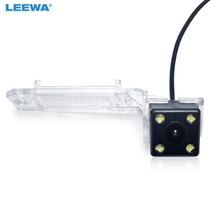LEEWA-cámara de visión trasera para coche, dispositivo con luz LED para Volkswagen Touran/Caddy/Jetta(Sagitar)/Golf Plus/Passat B6/T5 Transporter 2024 - compra barato