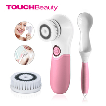 Touchbeauty-escova para limpeza facial 2 em 1, rotate 360, duas velocidades, máquina de limpeza, escova de chuveiro 2024 - compre barato