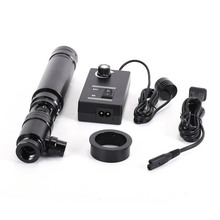 HD 400X зум стерео микроскоп камера коаксиальный свет Монокуляр C-mount зум объектив 40 мм кольцо Zoon C-Mount объектив стеклянный объектив 2024 - купить недорого