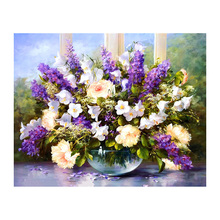 Diamond embroidery full drill Diamond painting Lilac flowers 5d diy diamond painting Cross Stitch Rhinestone mosaic  WZ 2024 - buy cheap