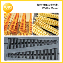 Industrial 4pcs Waffle On a Stick Maker Machine Electric Lolly Waffle Pops Maker Iron Baker Pan Making Moulds 2024 - buy cheap