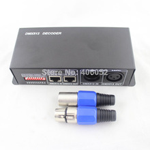 DMX512 decoder 4CH for RGB LED strip 12V-24V DC Free Shipping 10pcs/lot 2024 - buy cheap