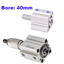 Double rod/Adjustable stroke 10/20/30/40/50/75/100mm double acting piston cylinder SDAD/SDAJ 40mm bore compact air cylinder 2024 - buy cheap