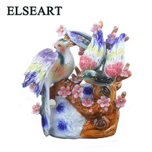 Creative beautful vivid birds adornment simple ornament figurine for home decoration wedding gift 2024 - buy cheap