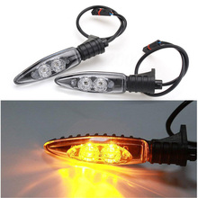 2pcs Motorcycle Modified Led Turn Signal Lights Super Bright Front Rear Turn Signal Indicator Light Blinker For BMW R1200GS HP4 2024 - buy cheap
