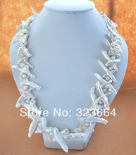 La naturaleza 24 "40mm Cruz Blanca barroco KESHI renacer collar de perlas 2024 - compra barato