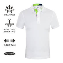 EAGEGOF Мужская рубашка для гольфа с коротким рукавом, быстросохнущая, дышащая, для тренировок, мягкая, удобная мужская Толстовка 2024 - купить недорого