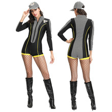 Sexy Miss Racer Racing Sport Driver Costume Super Car Grid Girl Fancy Dress Outfit Sexy Costume 2024 - buy cheap