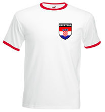 Brand T-Shirt Men 2018 Fashion Croatia Croatian Hrvatska Soccers Footballer Crest T-Shirt Print T-Shirt Men Harajuku 2024 - buy cheap