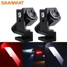 2Pcs Led car Atmosphere Lamp Angel Wings Car Welcome Light Shadow Light Projector Car LED Door Warning Light Lamp 2024 - buy cheap