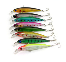 8 pcs New minnow Pesca fishing lures Artificial plastic fishing lures Carp Fishing Tackle Bass hard baits Fishing hooks (MI027) 2024 - buy cheap